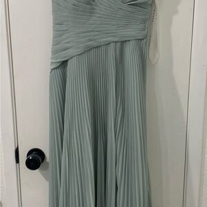 AZAZIE VINI Elegant Pleated Agave Dress